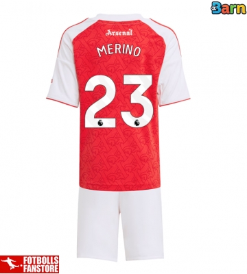 Arsenal Mikel Merino #23 Hemmatröja Barn 2025-26 Kortärmad (+ Korta byxor)